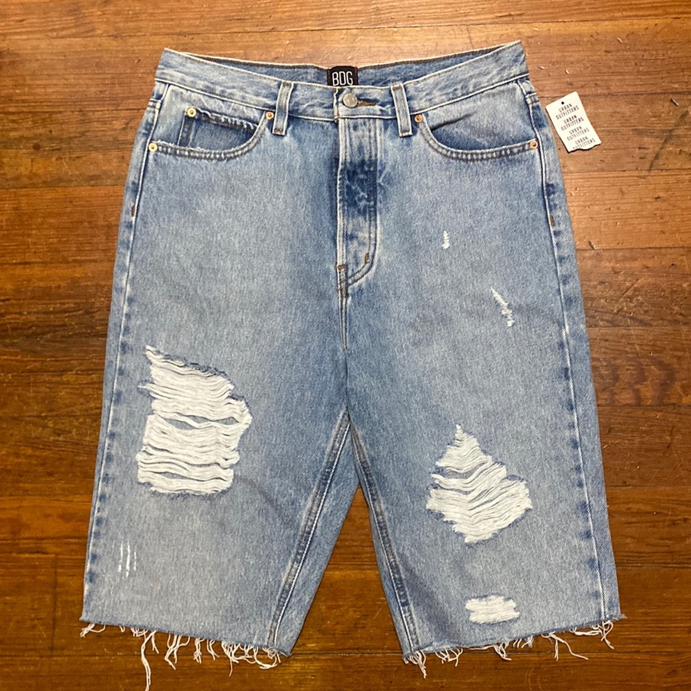 UO BDG Denim Bermuda Shorts #150N